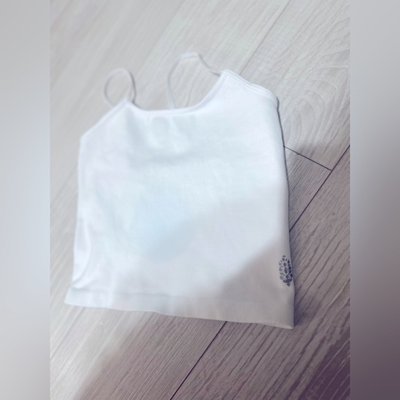 NEW Free People Strappy Back Tighten Up Tank | WHITE - Picture 5 of 8